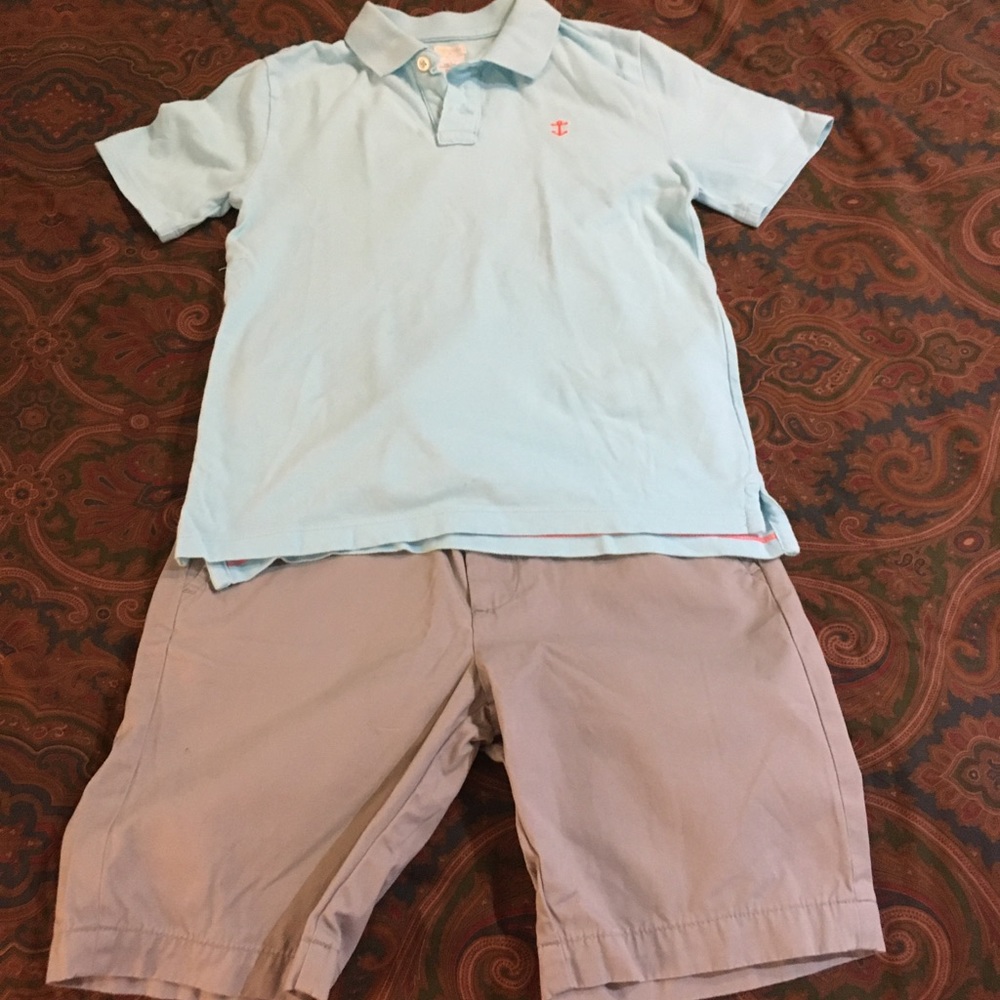 Aqua J.Crew CrewCuts polo Excellent condition!!